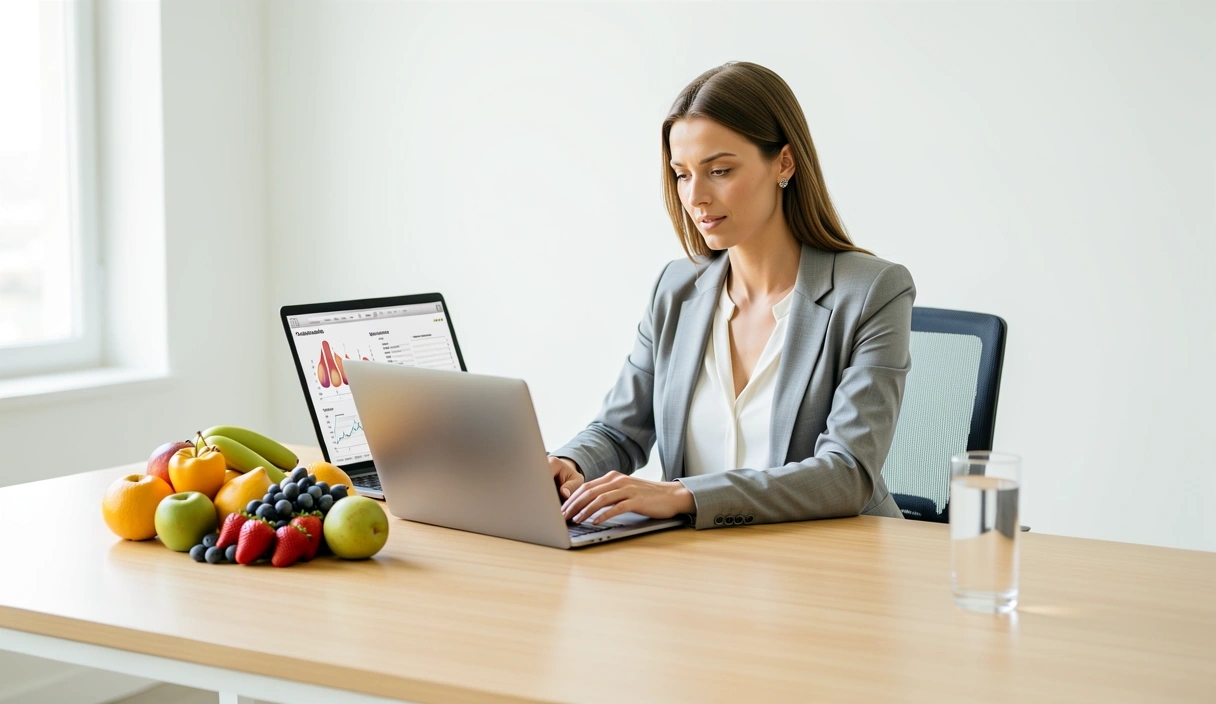 Equipo de Nutrición y Vitalidad trabajando en contenidos